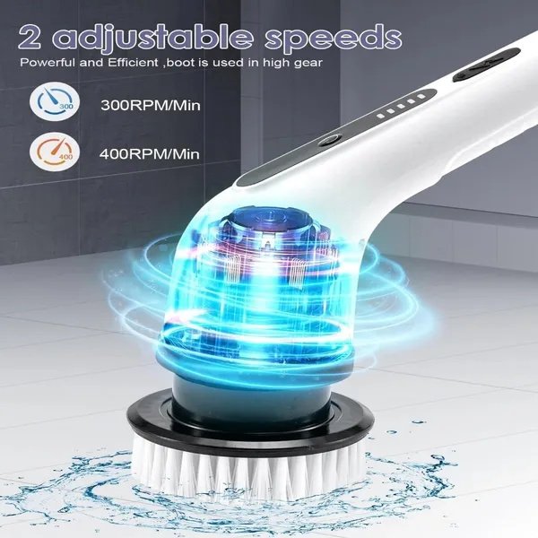 9 REPLACEABLE BRUSH HEADS FOR VERSATILE CLEANING - Image 2